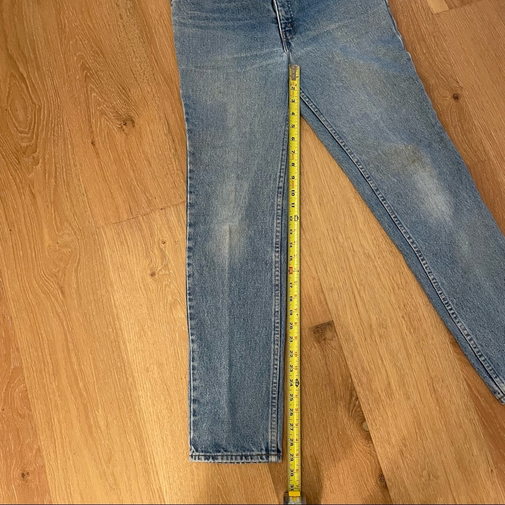 Levi's Light Blue High-Rise Straight Jeans - Picture 4 of 6